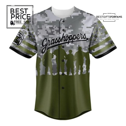 Greensboro Grasshoppers x Military Day Limited Edition Baseball Jersey