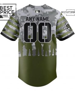 Greensboro Grasshoppers x Military Day Baseball Jersey 2025 3