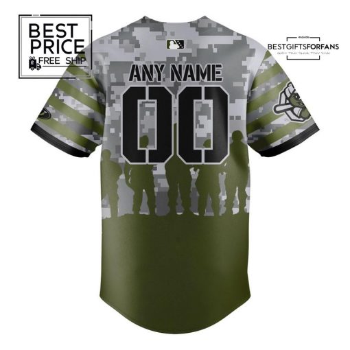 Greensboro Grasshoppers x Military Day Limited Edition Baseball Jersey