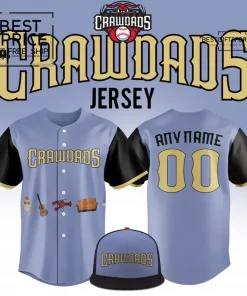 Crawdads Limited Edition Baseball Jersey