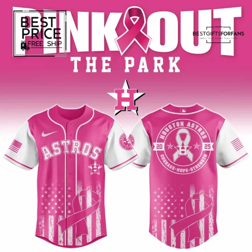 Houston Astros “Pink Out the Park” Limited Edition Baseball Jersey
