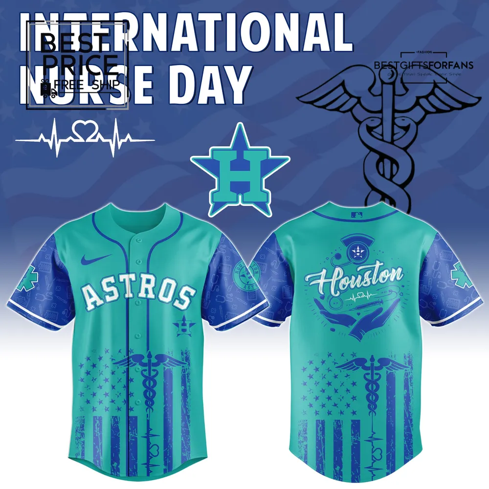 Houston Astros x International Nurse Day Limited Edition Baseball Jersey Houston Astros x International Nurse Day Limited Edition Baseball Jersey
