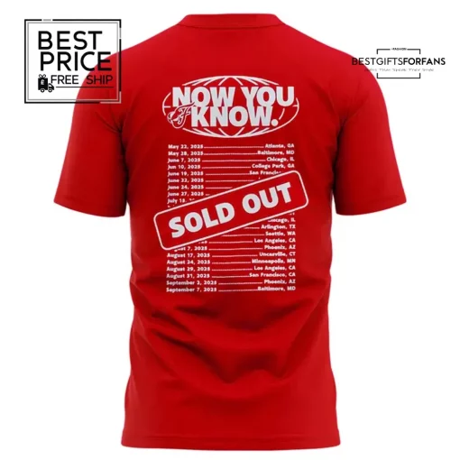  “Indiana Fever the 2025 Tour” Limited Edition T-Shirt
