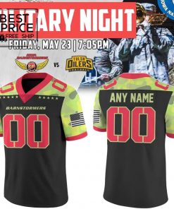 Iowa Barnstormers military Limited Edition Football Jersey