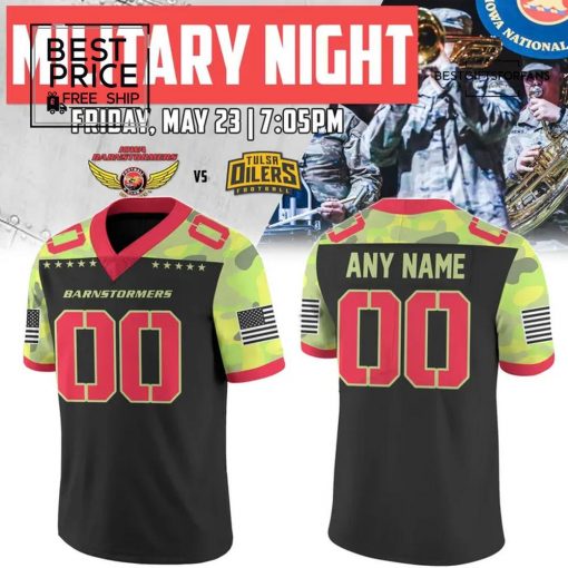 Iowa Barnstormers military Limited Edition Football Jersey