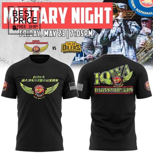 Iowa Barnstormers “Military Appreciation Night” Limited Edition T-Shirt