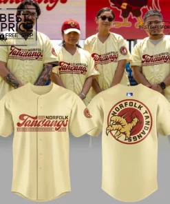 Norfolk Tanders Limited Edition Baseball Jersey