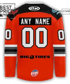 Jersey Replica Orange A hockey jersey 2