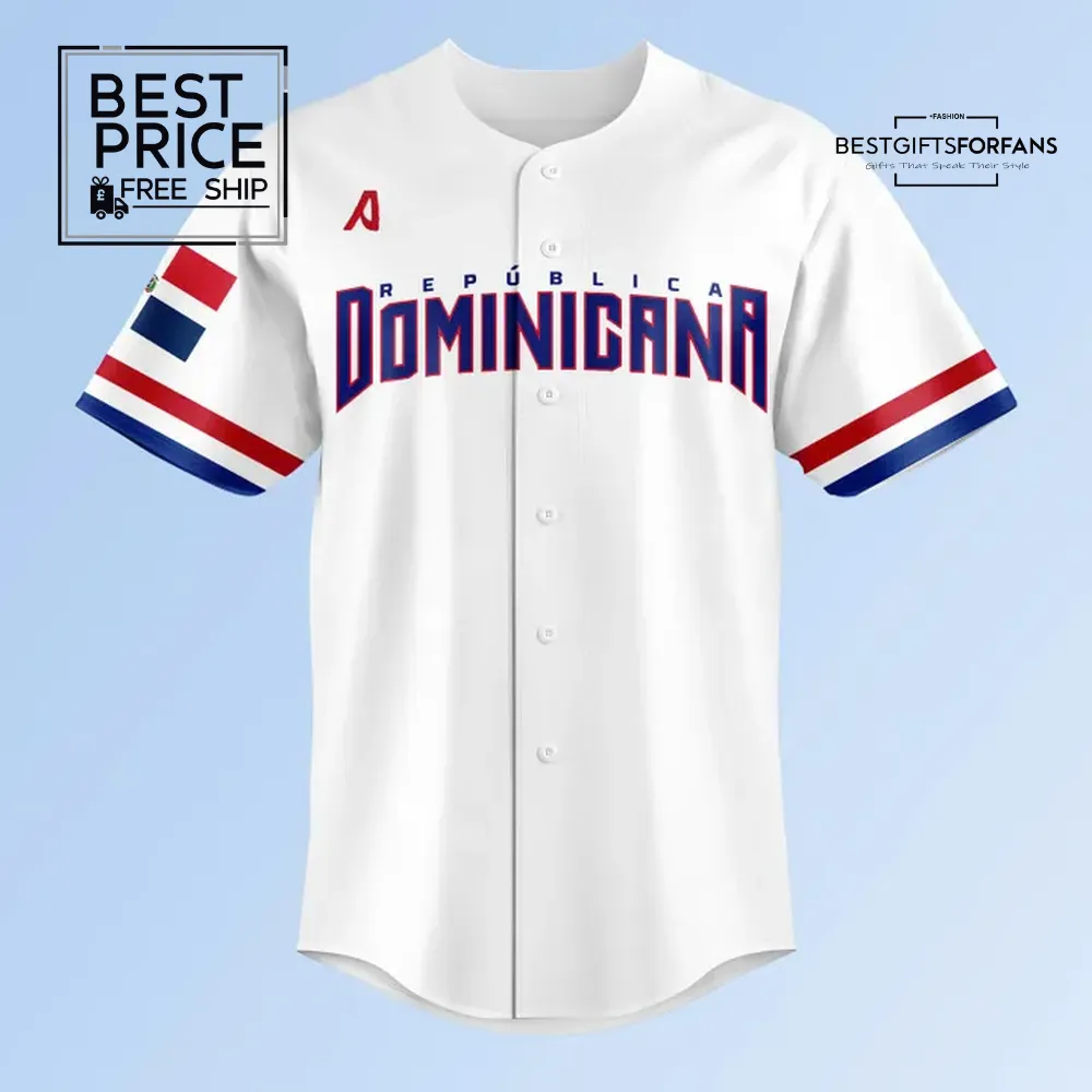 Team Dominican Republic Limited Edition Baseball Jersey Team Dominican Republic Limited Edition Baseball Jersey