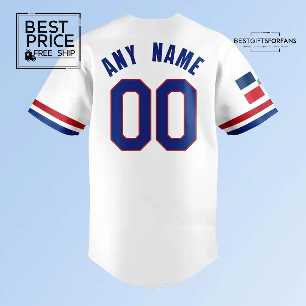 Team Dominican Republic Limited Edition Baseball Jersey Team Dominican Republic Limited Edition Baseball Jersey
