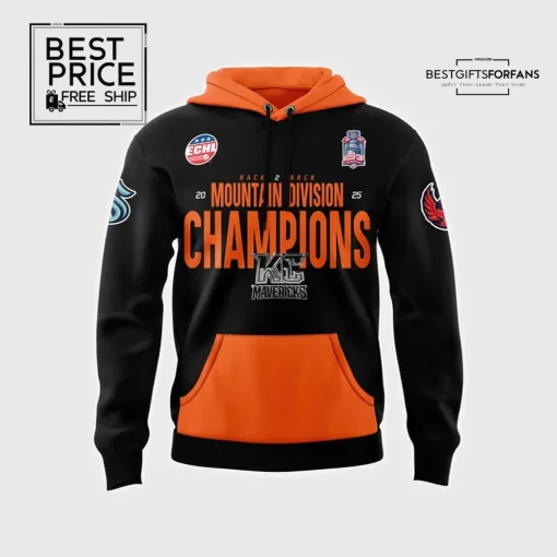 KC Mavericks 2025 “Back to Back Mountain Division Champions” Special Edition Hoodie