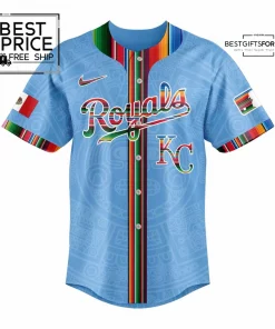 Kansas City Royals Mexican Heritage Night Limited Edition Baseball Jersey