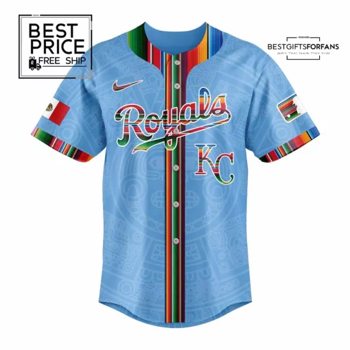 Kansas City Royals Mexican Heritage Night Limited Edition Baseball Jersey