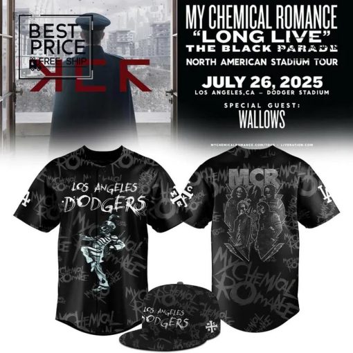 LA Dodgers x My Chemical Romance Limited Edition Baseball Jersey