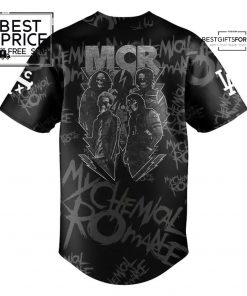 LA Dodgers x 2025 My Chemical Romance Concert Baseball Jersey 3