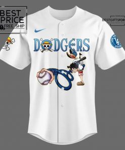 LA Dodgers x One Piece Limited Edition Baseball Jersey