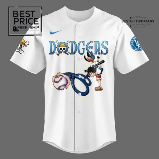  LA Dodgers x One Piece Limited Edition Baseball Jersey