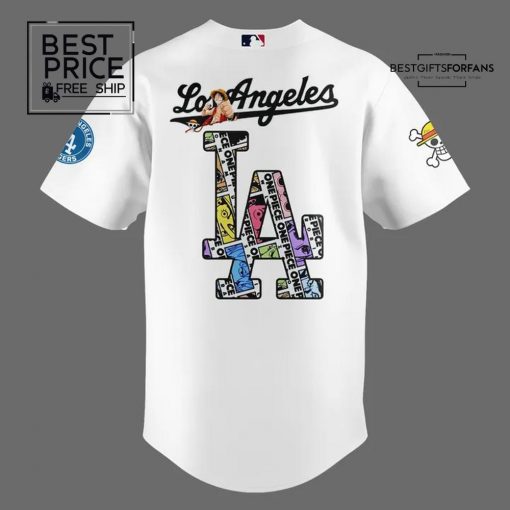  LA Dodgers x One Piece Limited Edition Baseball Jersey