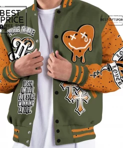 LOVER LOSER Custom Name Baseball Jacket 4