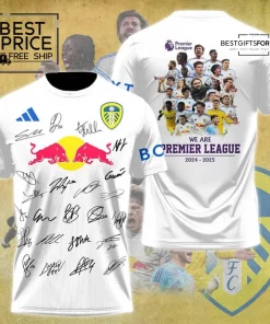 Leeds United Champions merchandise Limited Edition T-Shirt