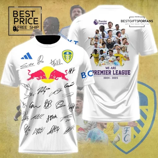 Leeds United Champions merchandise Limited Edition T-Shirt
