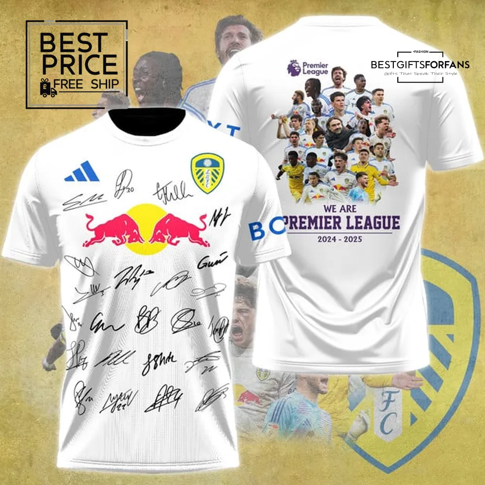 Leeds United Champions merchandise Limited Edition T-Shirt Leeds United Champions merchandise Limited Edition T-Shirt