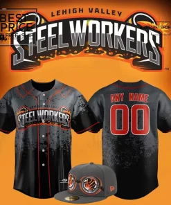  Lehigh Valley Steelworkers replica Special Edition Baseball Jersey