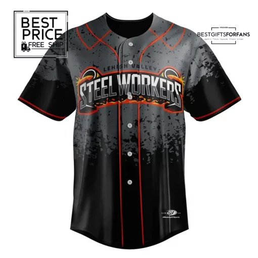  Lehigh Valley Steelworkers replica Special Edition Baseball Jersey