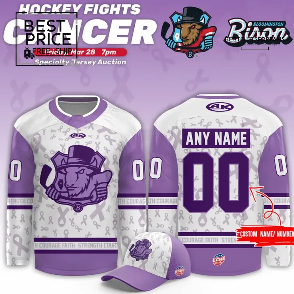 Bloomington Bison Limited Edition Hockey Jersey Bloomington Bison Limited Edition Hockey Jersey