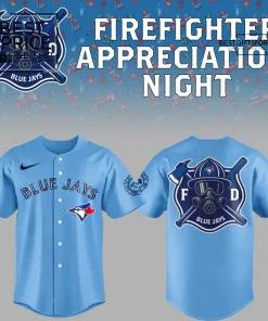 Blue Jays x Firefighter Appreciation Night Special Edition Baseball Jersey