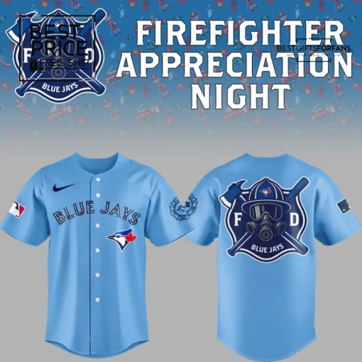 Blue Jays x Firefighter Appreciation Night Special Edition Baseball Jersey