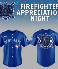 Firefighter Appreciation x Blue Jays Night Special Edition Baseball Jersey
