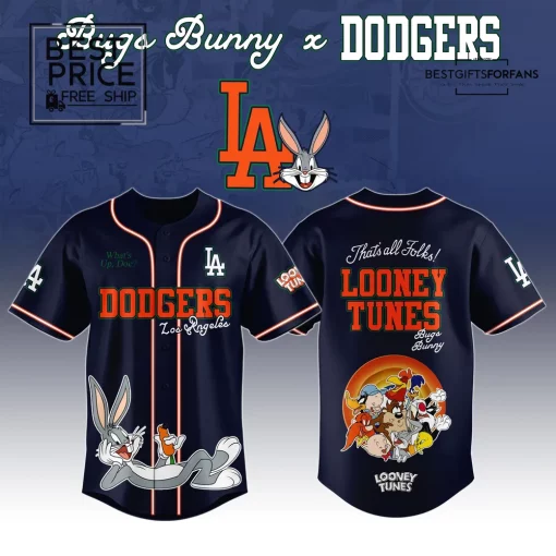 Looney Tunes x Los Angeles Dodgers Limited Edition Baseball Jersey