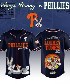 Looney Tunes x Philadelphia Phillies Limited Edition Baseball Jersey