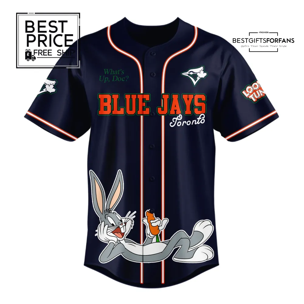 Looney Tunes x Toronto Blue Jays Limited Edition Baseball Jersey Looney Tunes x Toronto Blue Jays Limited Edition Baseball Jersey
