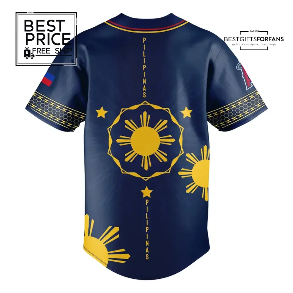 Los Angeles Angels x 2025 Filipino Heritage Night Limited Edition Baseball Jersey Los Angeles Angels x 2025 Filipino Heritage Night Limited Edition Baseball Jersey