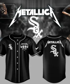 Metallica x Chicago White Sox Limited Edition Baseball Jersey