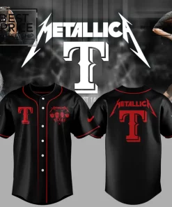 Metallica-inspired Texas Limited Edition Baseball Jersey