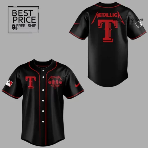 Metallica-inspired Texas Limited Edition Baseball Jersey