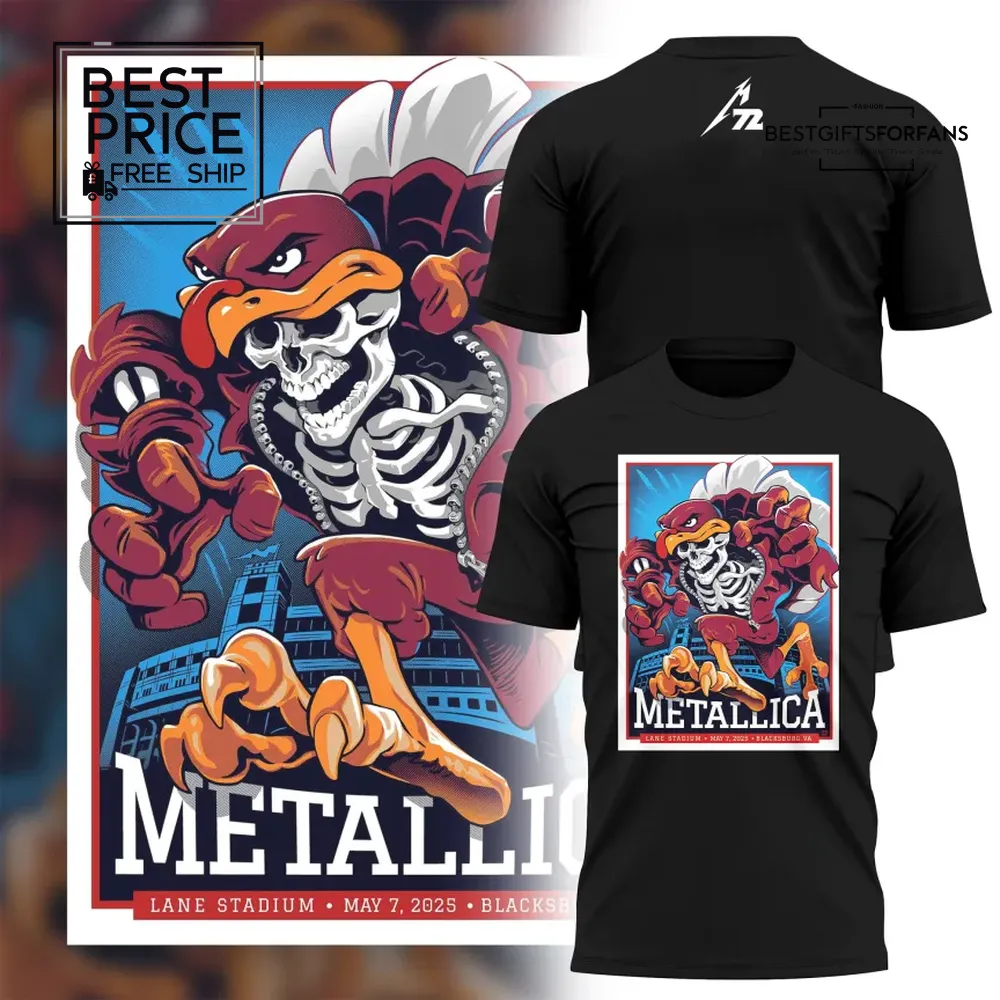 Metallica concert Limited Edition T-Shirt Metallica concert Limited Edition T-Shirt