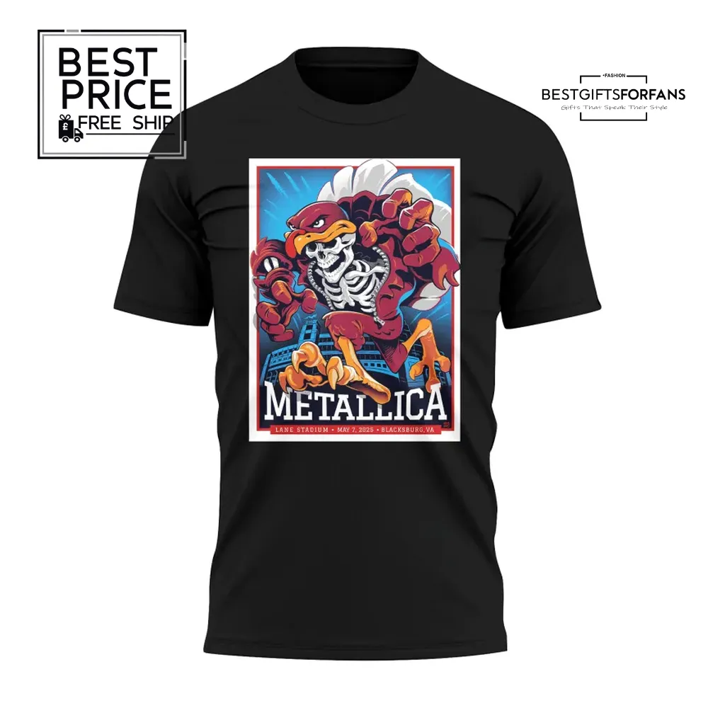 Metallica concert Limited Edition T-Shirt Metallica concert Limited Edition T-Shirt