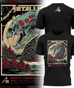 Metallica North American Tour 2025 V2 Limited Edition T-Shirt