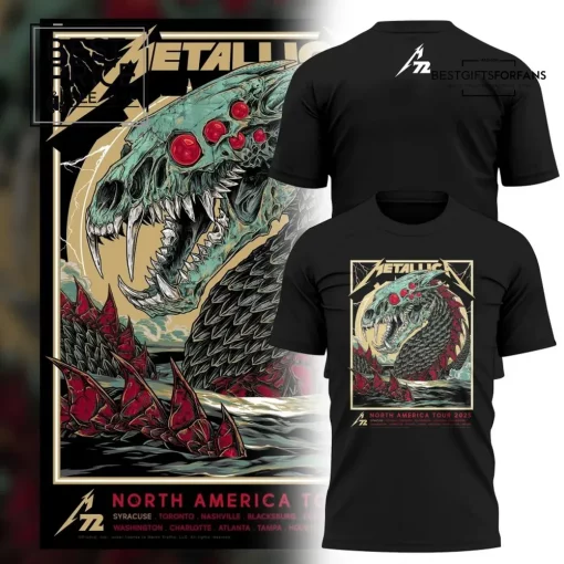 Metallica North American Tour 2025 V2 Limited Edition T-Shirt