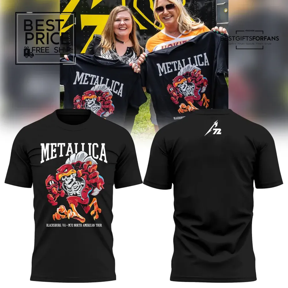 Metallica North American Tour 2025 Limited Edition T-Shirt Metallica North American Tour 2025 Limited Edition T-Shirt