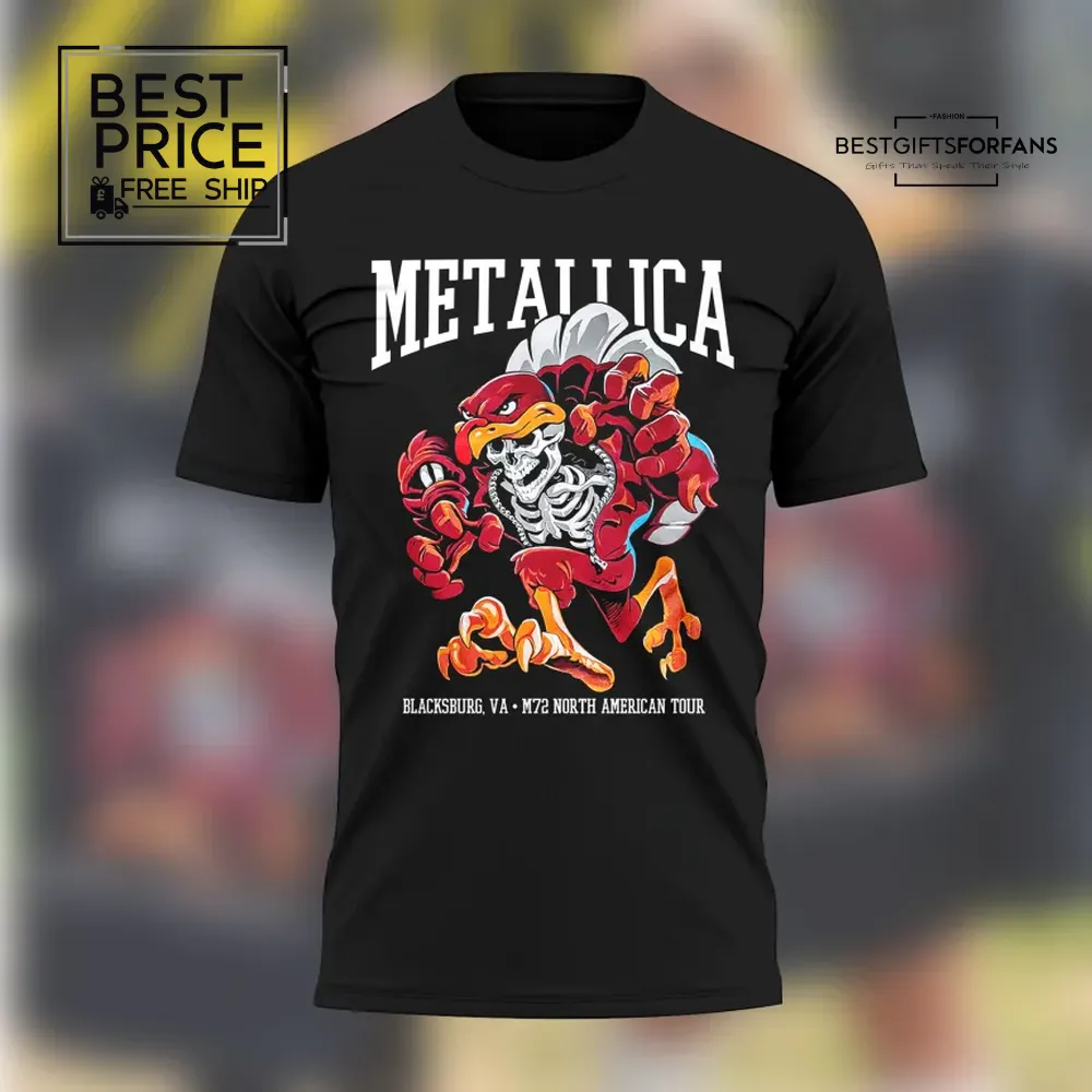 Metallica North American Tour 2025 Limited Edition T-Shirt Metallica North American Tour 2025 Limited Edition T-Shirt