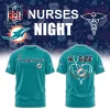 Miami Dolphins Nurses Night white Limited Edition T-Shirt