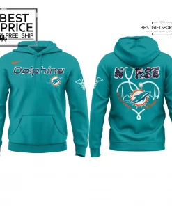 Miami Dolphins NURSES NIGHT Hoodie 2