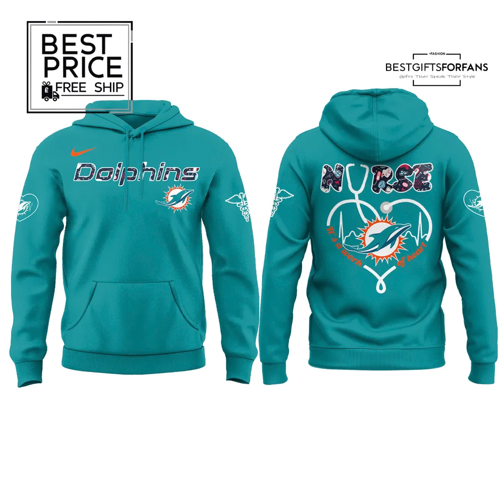 Miami Dolphins Nurses Night Special Edition Hoodie Miami Dolphins Nurses Night Special Edition Hoodie