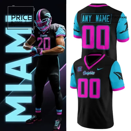 Miami Vice-inspired NFL Rivalries Limited Edition Baseball Jersey