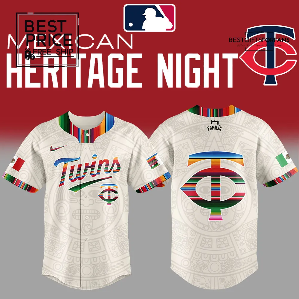 Minnesota Twins Mexican Heritage Night Limited Edition Baseball Jersey Minnesota Twins Mexican Heritage Night Limited Edition Baseball Jersey